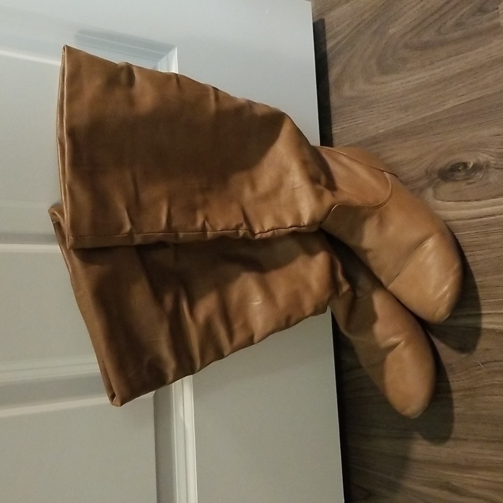Charlotte Russe Knee High Light Brown Boot